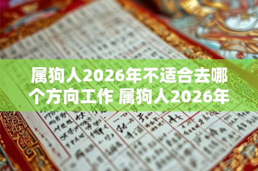 属狗人2026年不适合去哪个方向工作 属狗人2026年工作注意事项