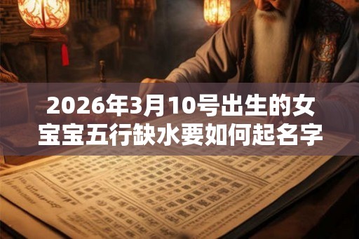 2026年3月10号出生的女宝宝五行缺水要如何起名字