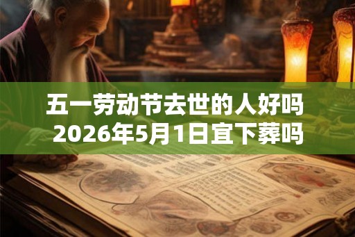 五一劳动节去世的人好吗 2026年5月1日宜下葬吗