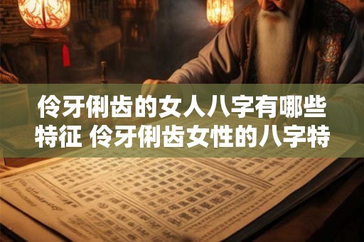 伶牙俐齿的女人八字有哪些特征 伶牙俐齿女性的八字特征