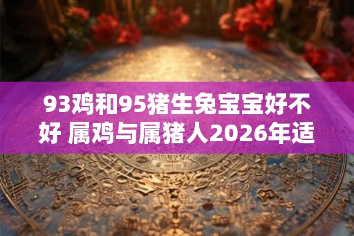 93鸡和95猪生兔宝宝好不好 属鸡与属猪人2026年适合怀孕吗