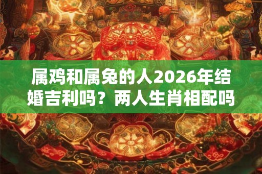 属鸡和属兔的人2026年结婚吉利吗？两人生肖相配吗？