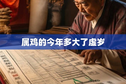 属鸡的今年多大了虚岁