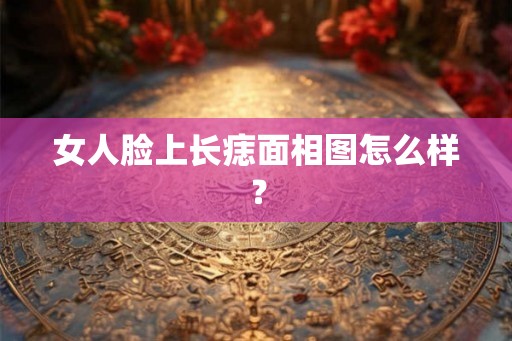 女人脸上长痣面相图怎么样？