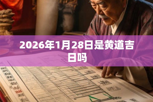 2026年1月28日是黄道吉日吗 2026年1月28日是黄道吉日吗
