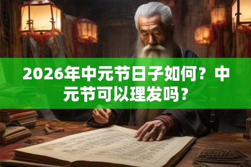 2026年中元节日子如何？中元节可以理发吗？