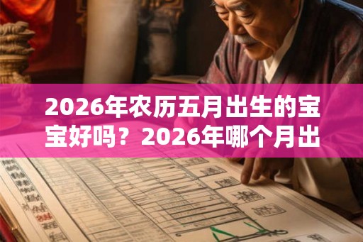 2026年农历五月出生的宝宝好吗？2026年哪个月出生的宝宝命好？