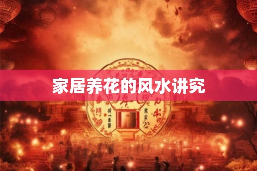 家居养花的风水讲究
