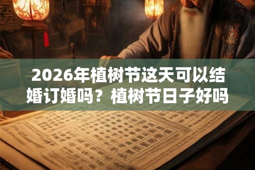 2026年植树节这天可以结婚订婚吗？植树节日子好吗？