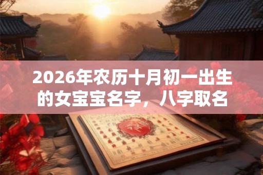 2026年农历十月初一出生的女宝宝名字,八字取名 2026年农历十月初一出生的女宝宝名字,八字取名