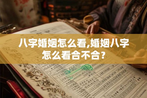 八字婚姻怎么看,婚姻八字怎么看合不合？