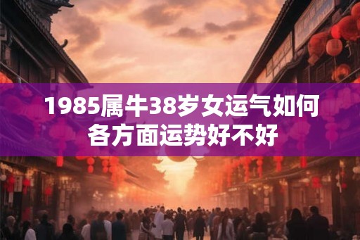 1985属牛38岁女运气如何 各方面运势好不好