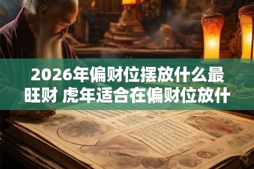 2026年偏财位摆放什么最旺财 虎年适合在偏财位放什么
