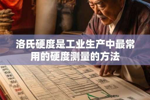 洛氏硬度是工业生产中最常用的硬度测量的方法 洛氏硬度是工业生产中最常用的硬度测量的方法