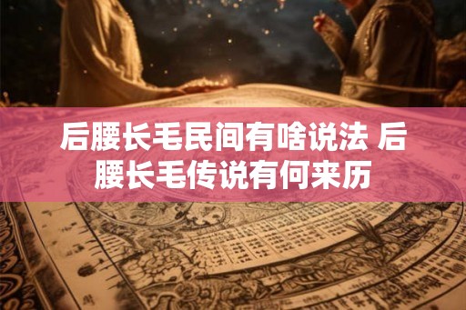 后腰长毛民间有啥说法 后腰长毛传说有何来历