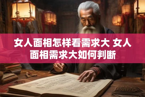 女人面相怎样看需求大 女人面相需求大如何判断