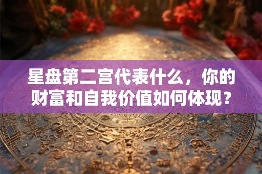 星盘第二宫代表什么，你的财富和自我价值如何体现？