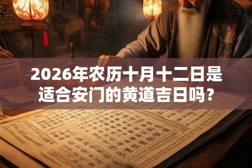 2026年农历十月十二日是适合安门的黄道吉日吗？