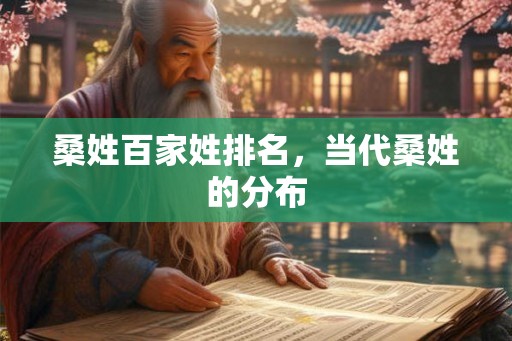 桑姓百家姓排名，当代桑姓的分布