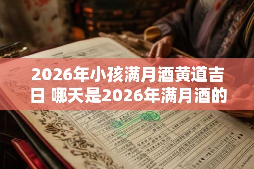 2026年小孩满月酒黄道吉日 哪天是2026年满月酒的黄道吉日