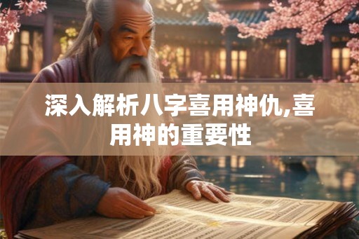 深入解析八字喜用神仇,喜用神的重要性