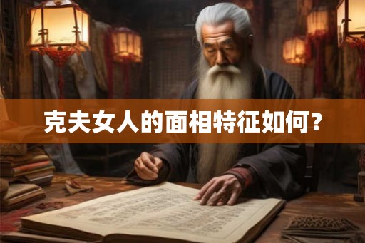 克夫女人的面相特征如何？