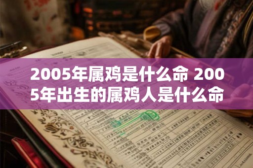 2005年属鸡是什么命 2005年出生的属鸡人是什么命