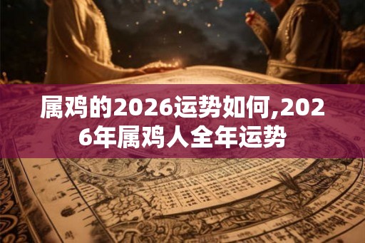 属鸡的2026运势如何,2026年属鸡人全年运势
