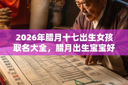 2026年腊月十七出生女孩取名大全,腊月出生宝宝好吗? 2026年腊月十七出生女孩取名大全,腊月出生宝宝好吗?