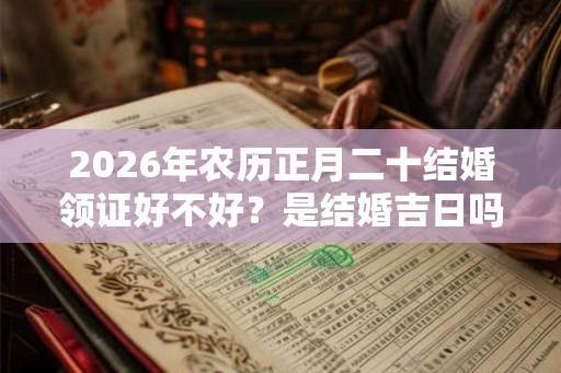 2026年农历正月二十结婚领证好不好？是结婚吉日吗？