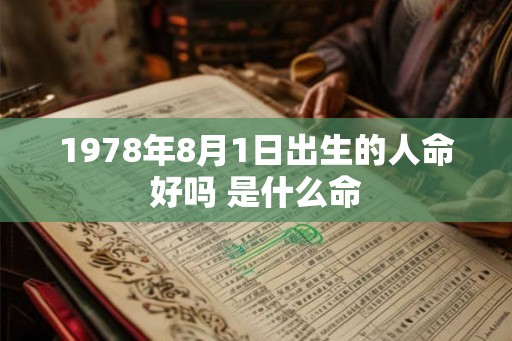 1978年8月1日出生的人命好吗 是什么命 1978年8月1日出生的人命好吗 是什么命