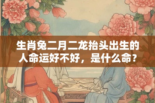 生肖兔二月二龙抬头出生的人命运好不好，是什么命？