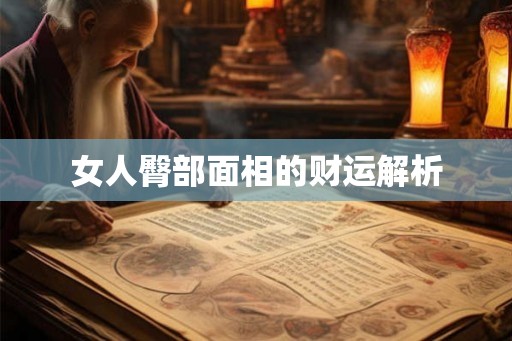 女人臀部面相的财运解析