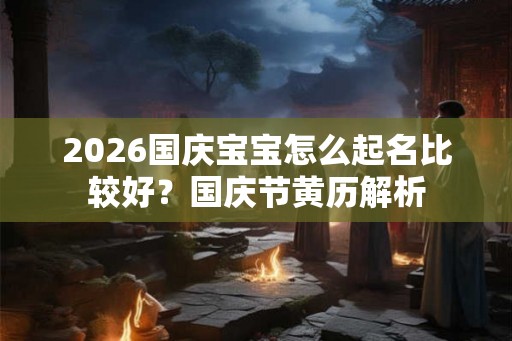 2026国庆宝宝怎么起名比较好？国庆节黄历解析