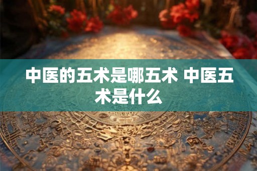 中医的五术是哪五术 中医五术是什么