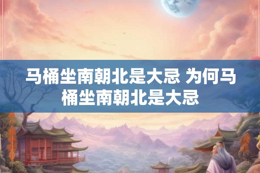 马桶坐南朝北是大忌 为何马桶坐南朝北是大忌