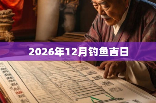 2026年12月钓鱼吉日