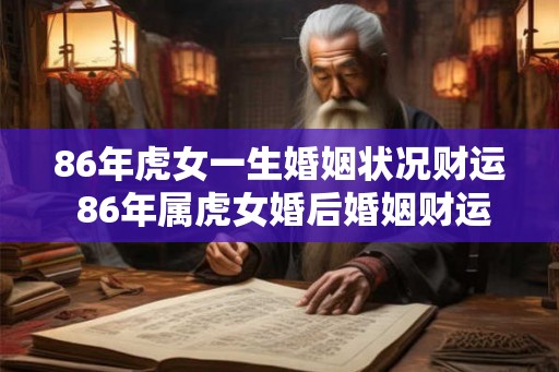 86年虎女一生婚姻状况财运 86年属虎女婚后婚姻财运状况