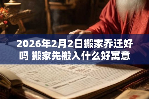 2026年2月2日搬家乔迁好吗 搬家先搬入什么好寓意