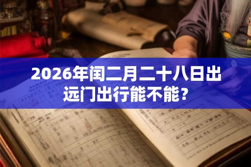 2026年闰二月二十八日出远门出行能不能？