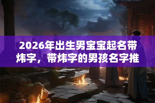 2026年出生男宝宝起名带炜字，带炜字的男孩名字推荐