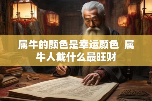 属牛的颜色是幸运颜色  属牛人戴什么最旺财