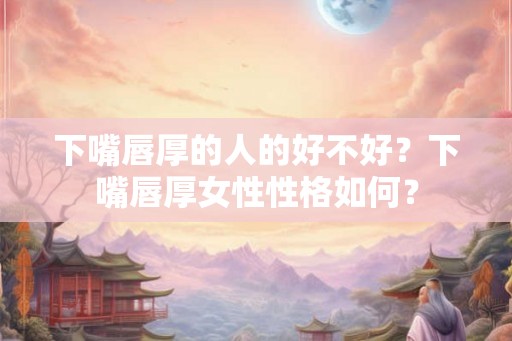 下嘴唇厚的人的好不好？下嘴唇厚女性性格如何？