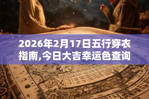 2026年2月17日五行穿衣指南,今日大吉幸运色查询