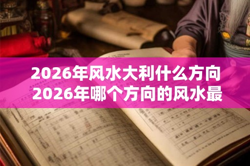 2026年风水大利什么方向 2026年哪个方向的风水最佳