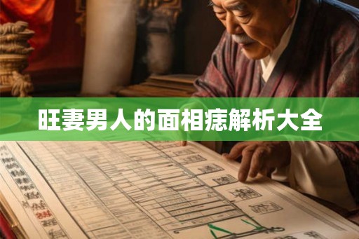 旺妻男人的面相痣解析大全 旺妻男人的面相痣解析大全