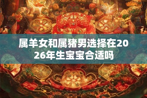 属羊女和属猪男选择在2026年生宝宝合适吗 属羊女和属猪男选择在2026年生宝宝合适吗