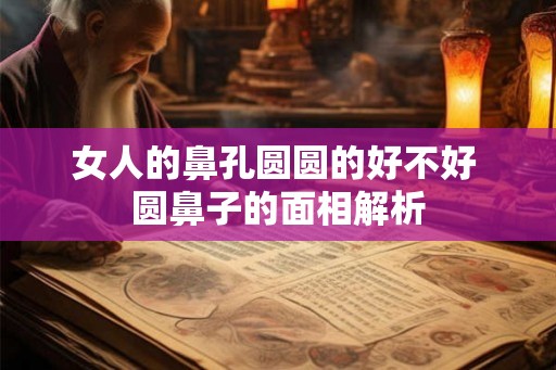 女人的鼻孔圆圆的好不好 圆鼻子的面相解析 女人的鼻孔圆圆的好不好 圆鼻子的面相解析