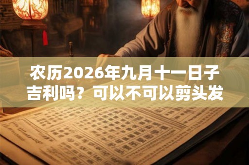 农历2026年九月十一日子吉利吗？可以不可以剪头发？