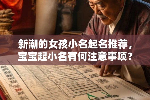 新潮的女孩小名起名推荐，宝宝起小名有何注意事项？